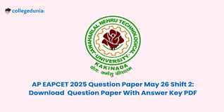 AP EAPCET (AP EAMCET) 2025 Question Paper May 26 Shift 2(Available): Download Solutions with Answer Key